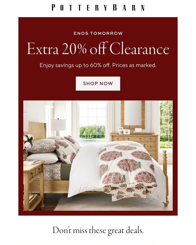 Screenshot of email with subject /media/emails/48-hours-left-extra-20-off-clearance-2aba38-cropped-4ce1acd2.jpg