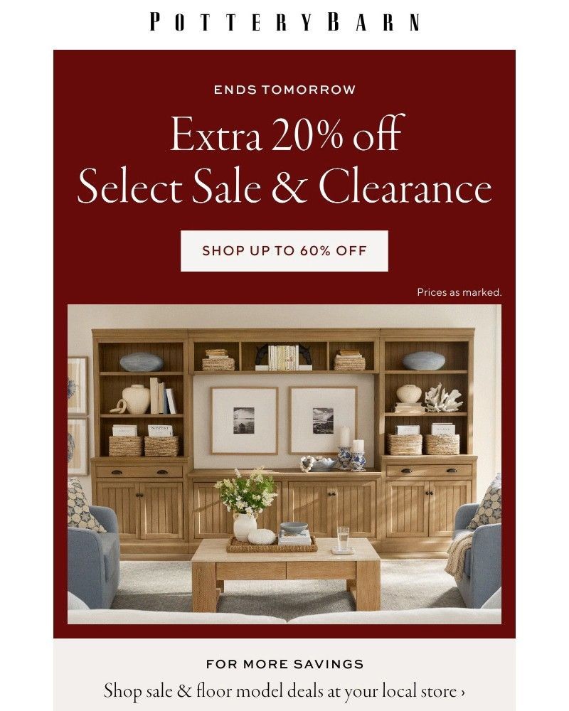 Screenshot of email with subject /media/emails/48-hours-left-extra-20-off-select-sale-clearance-e5c4a9-cropped-07f73e1e.jpg