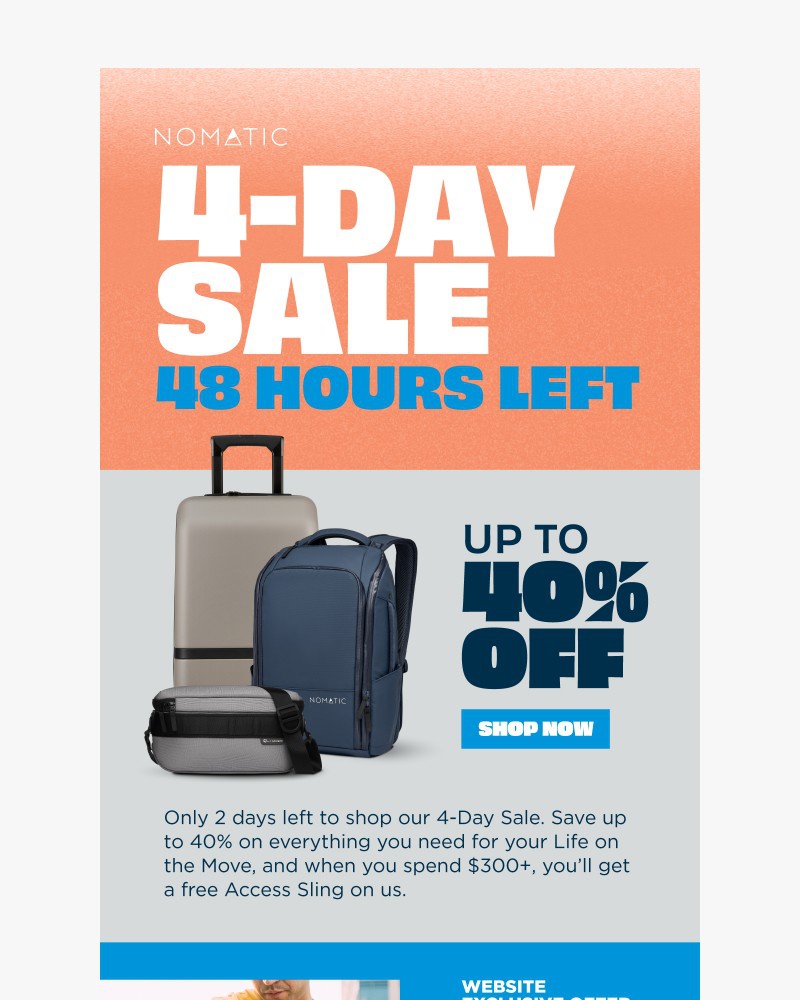 Screenshot of email with subject /media/emails/48-hours-left-free-access-sling-up-to-40-off-b637a4-cropped-65a70117.jpg