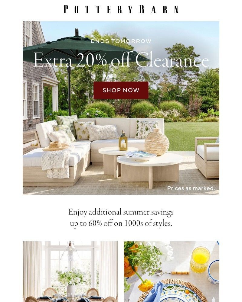 Screenshot of email with subject /media/emails/48-hours-left-to-save-extra-20-off-clearance-2c0a48-cropped-5efbcc3a.jpg