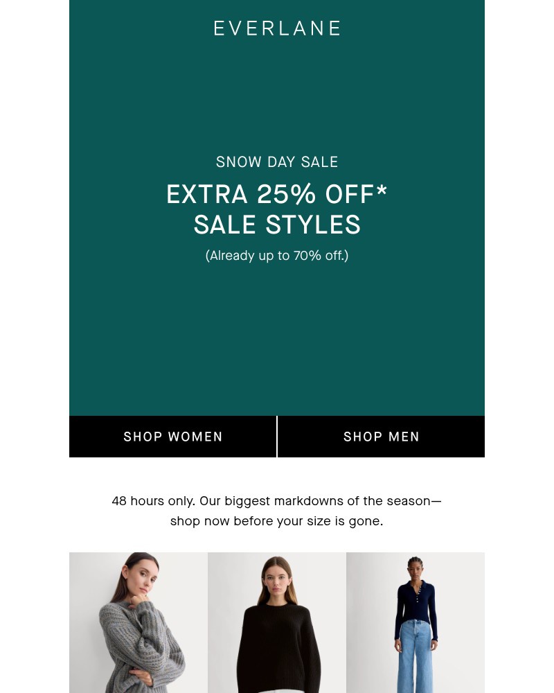 Screenshot of email with subject /media/emails/48-hours-only-extra-25-off-sale-styles-3c8609-cropped-7c8bfb2e.jpg