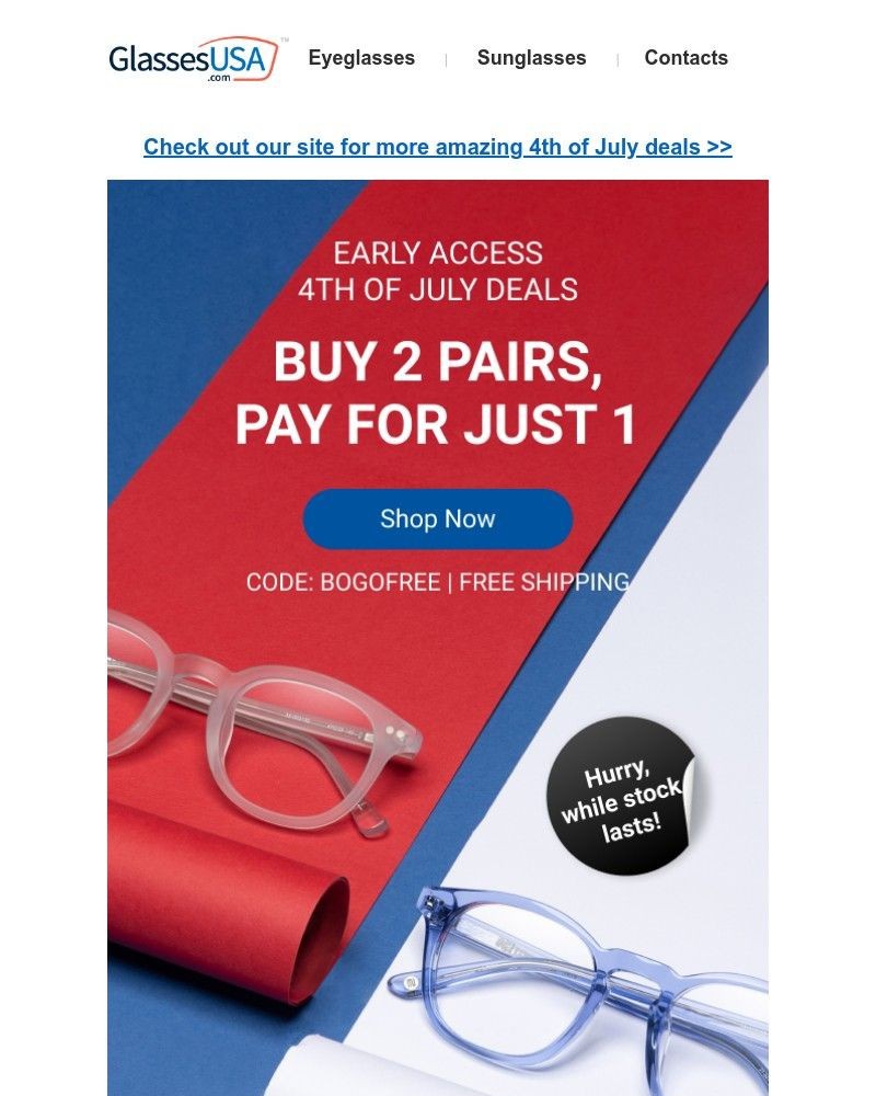 Screenshot of email with subject /media/emails/4th-of-july-sale-youve-just-scored-early-access-abdd19-cropped-6b934b78.jpg