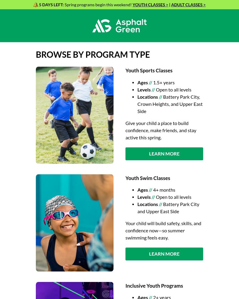 Screenshot of email with subject /media/emails/5-days-left-to-register-for-spring-programs-85025b-cropped-8ce39d24.jpg