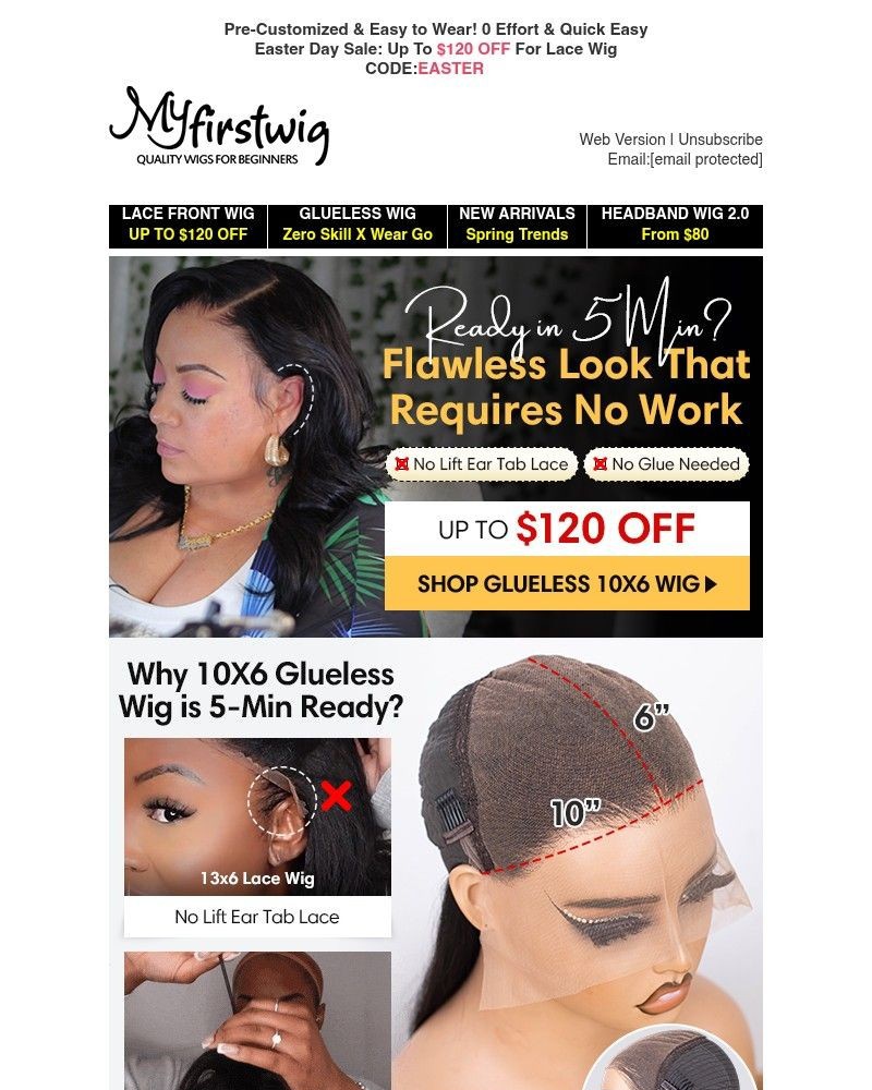 Screenshot of email with subject /media/emails/5-min-flawless-lookno-lace-lift-zero-skills-c-shaped-ear-fit-glueless-wig-b03868-_l862LFe.jpg