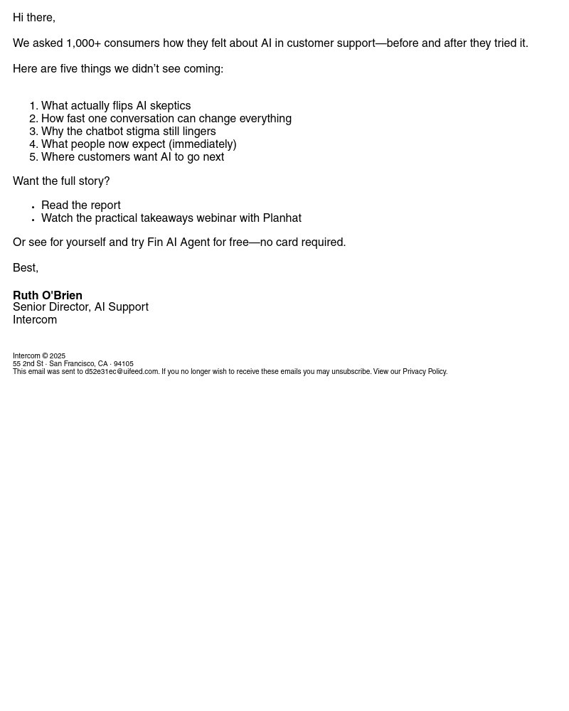 Screenshot of email with subject /media/emails/5-things-we-didnt-expect-from-1000-ai-agent-users-4c721e-cropped-bde3f7b0.jpg
