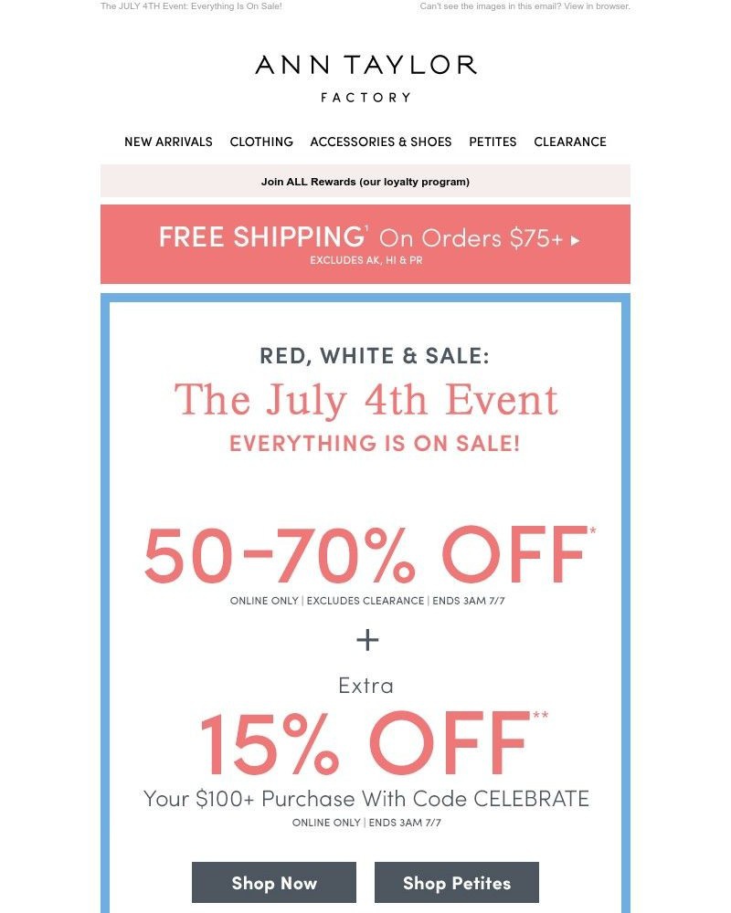 Screenshot of email with subject /media/emails/50-70-off-trending-now-gingham-extra-15-off-100-d4ce62-cropped-d1d6401e.jpg