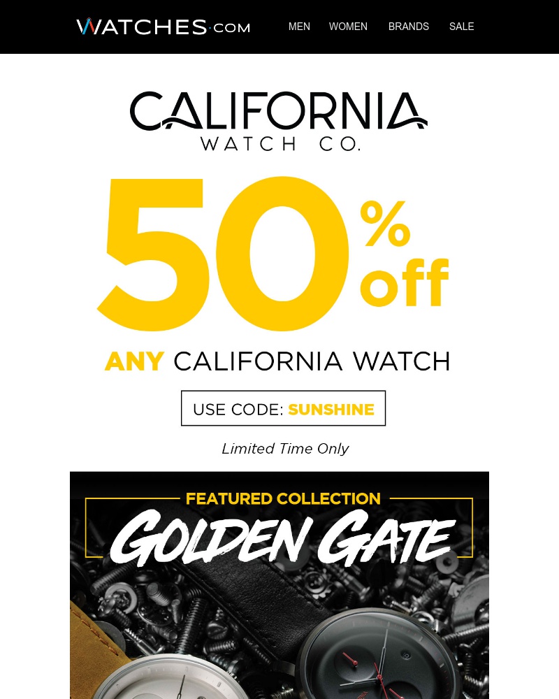 Screenshot of email with subject /media/emails/50-off-all-california-watch-co-models-cropped-7cf9282d.jpg