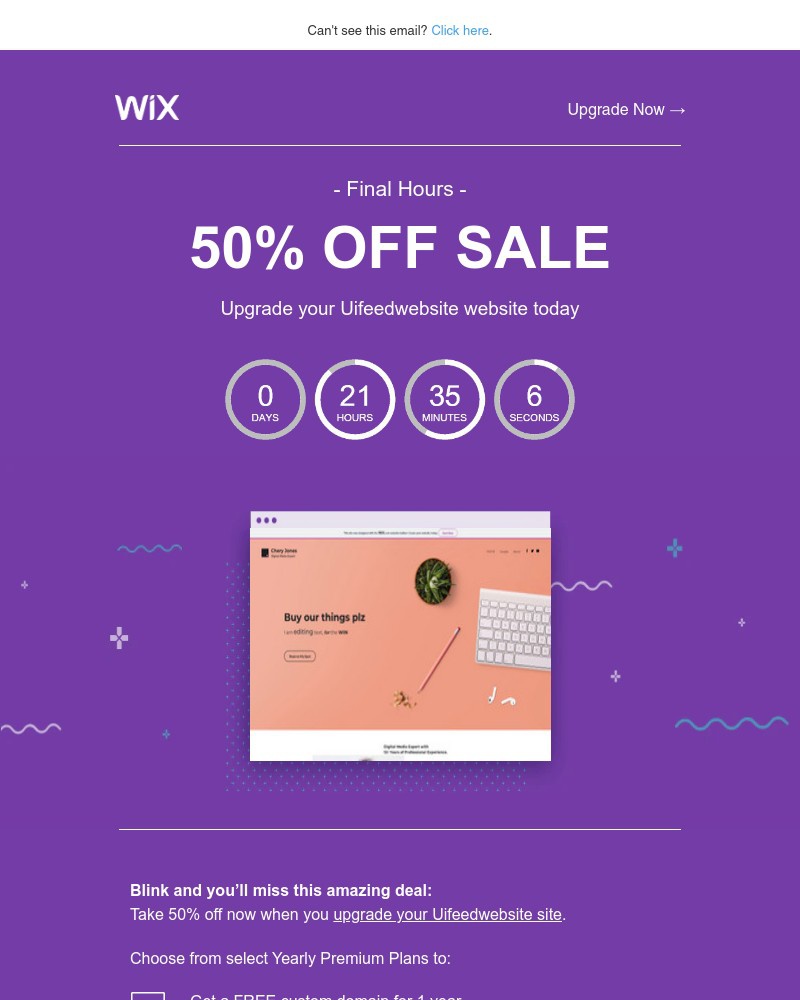 Screenshot of email with subject /media/emails/50-off-ends-today-upgrade-your-uifeedwebsite-website-now-70fbda-cropped-324b8926.jpg