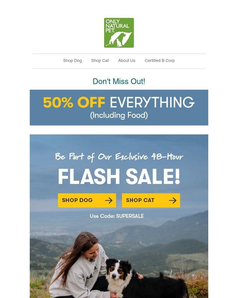 Screenshot of email with subject /media/emails/50-off-everything-you-lucky-dog-a34b42-cropped-8e8d9039.jpg