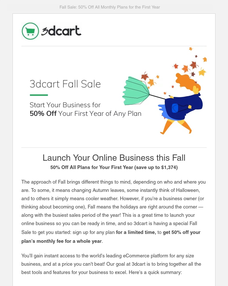 Screenshot of email with subject /media/emails/50-off-fall-sale-to-start-your-online-business-cropped-d125c057.jpg