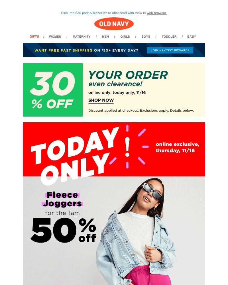 Screenshot of email with subject /media/emails/50-off-fleece-joggers-confirmed-for-today-early-black-friday-deals-from-10-e5513b_a4JrZiS.jpg