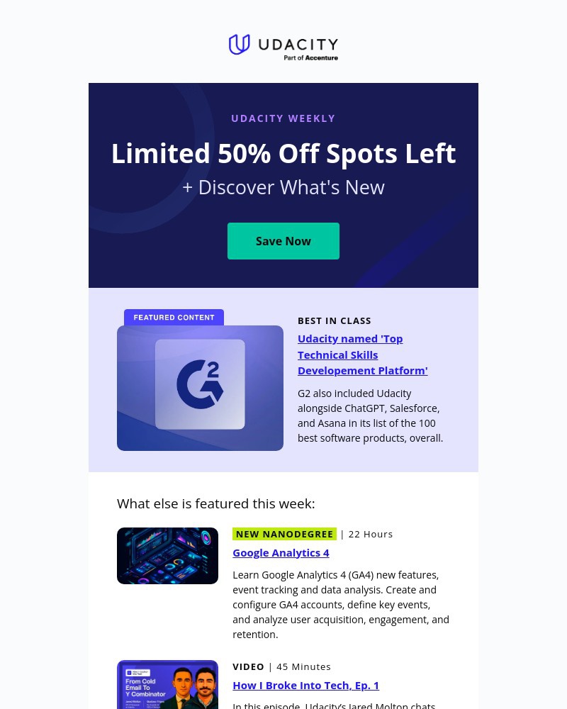 Screenshot of email with subject /media/emails/50-off-industry-praise-top-pick-for-you-1a416b-cropped-6cd813bd.jpg