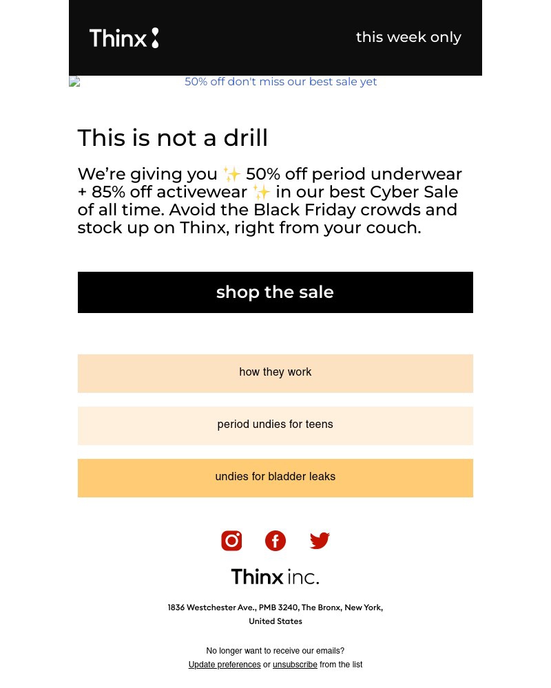 Screenshot of email with subject /media/emails/50-off-period-undies-85-off-activewear-fffb2b-cropped-293fbc97.jpg