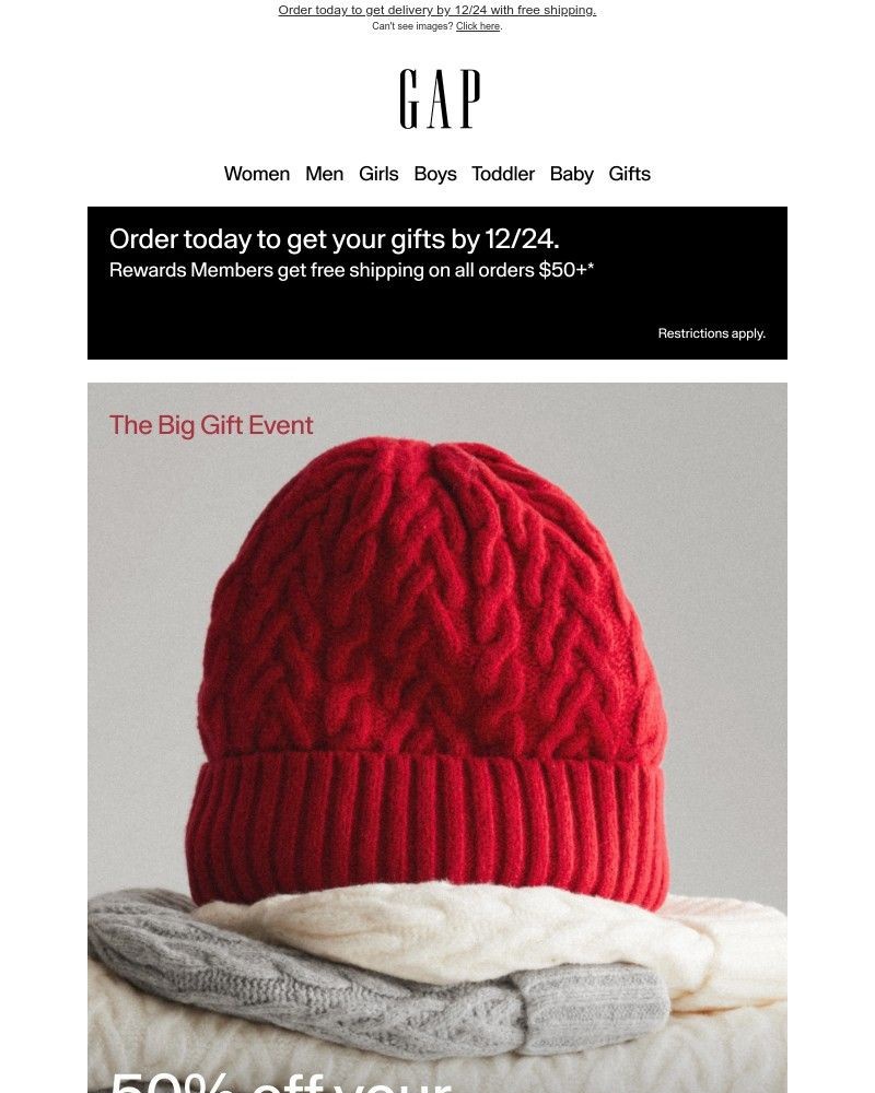 Screenshot of email with subject /media/emails/50-off-ready-to-wrap-styles-for-everyone-5063cf-cropped-3271f58e.jpg