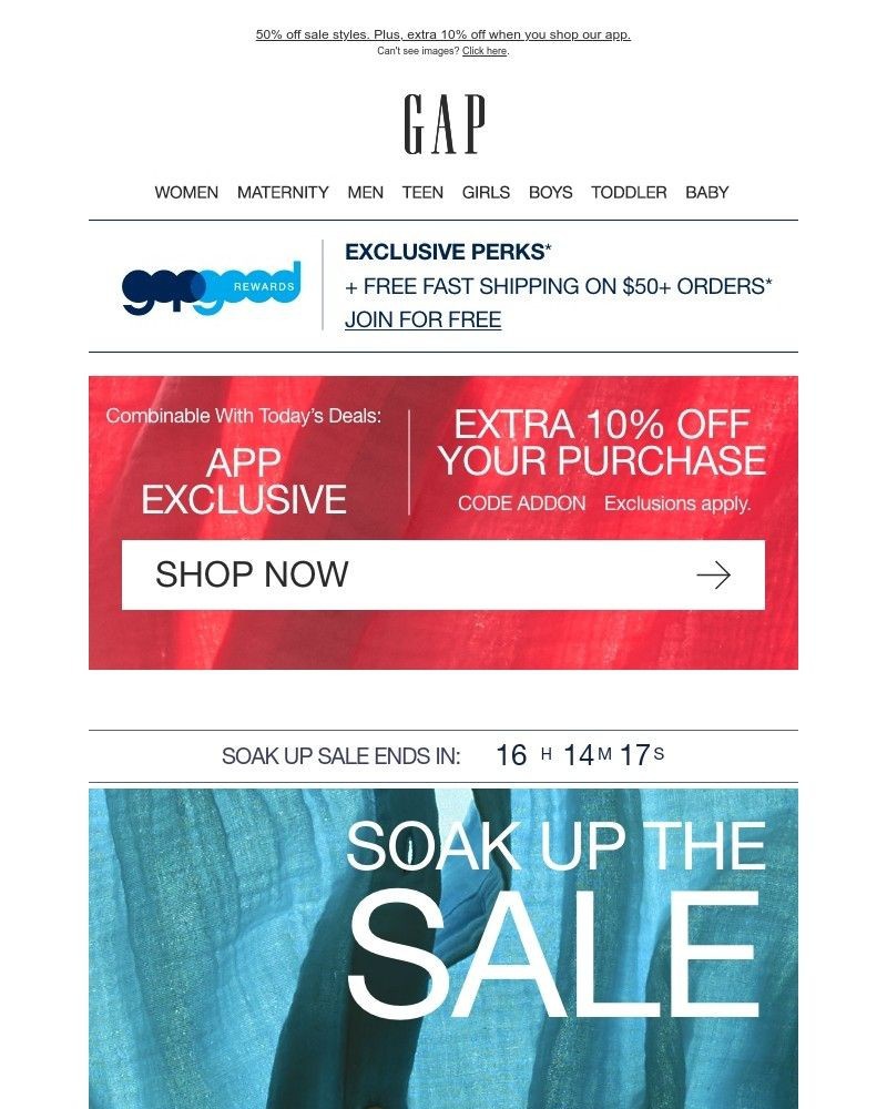 Screenshot of email with subject /media/emails/50-off-sale-extra-10-on-app-white-denim-season-5f927a-cropped-3d5dae74.jpg
