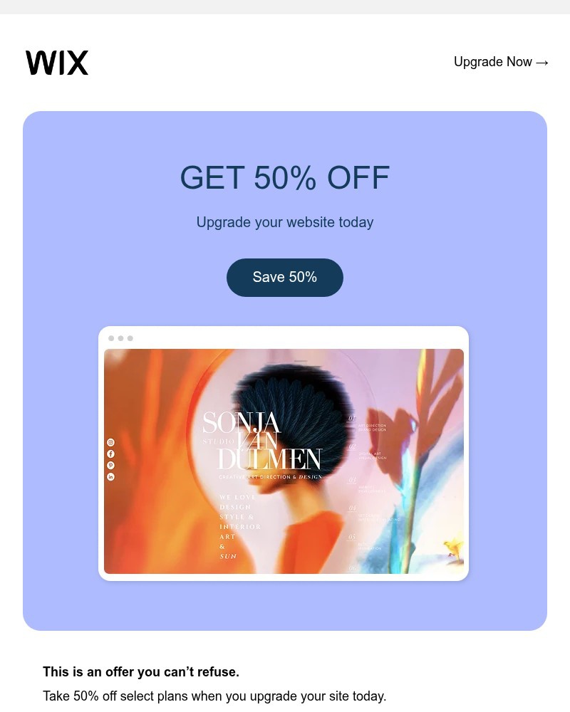 Screenshot of email with subject /media/emails/50-off-save-on-a-premium-plan-ab116e-cropped-3deb11fb.jpg