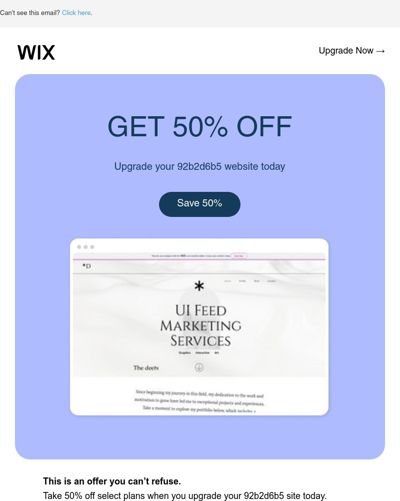 Screenshot of email with subject /media/emails/50-off-save-on-a-premium-plan-de654f-cropped-b4283250.jpg