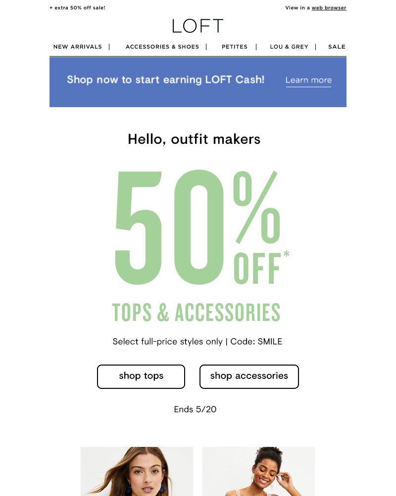 Screenshot of email with subject /media/emails/50-off-tops-accessories-ends-tonight-5ec24b-cropped-968807d9.jpg