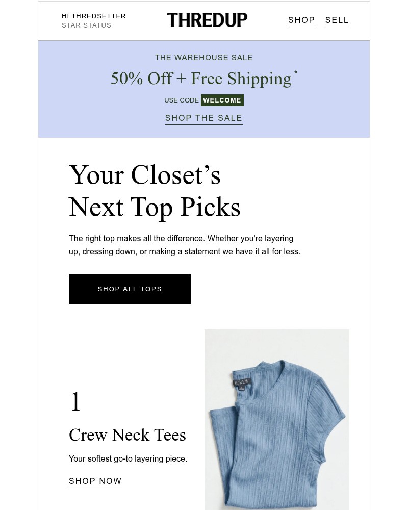 Screenshot of email with subject /media/emails/50-off-tops-shopping-101-ef4295-cropped-a4f83116.jpg