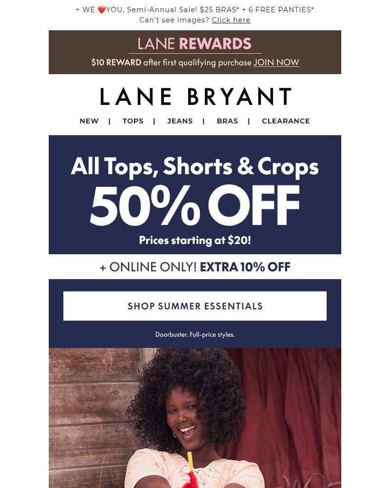 Screenshot of email with subject /media/emails/50-off-tops-shorts-crops-extra-10-offends-soon-eb4984-cropped-80763491.jpg