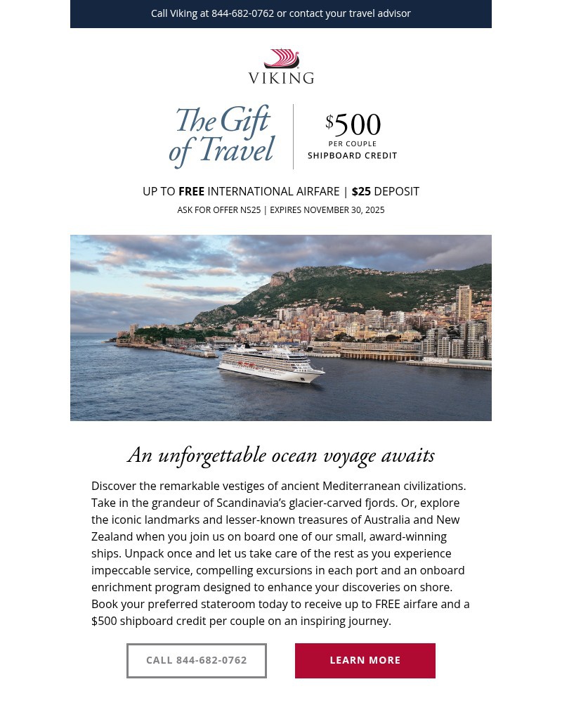 Screenshot of email with subject /media/emails/500-shipboard-credit-up-to-free-airfare-on-ocean-voyages-0476ae-cropped-78f78ad4.jpg