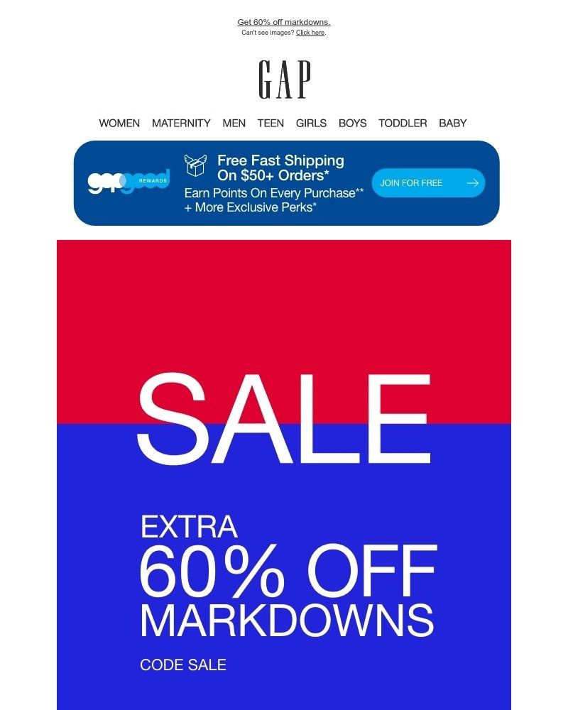 Screenshot of email with subject /media/emails/60-60-sale-on-markdowns-60-60-f69a2c-cropped-da562fe9.jpg