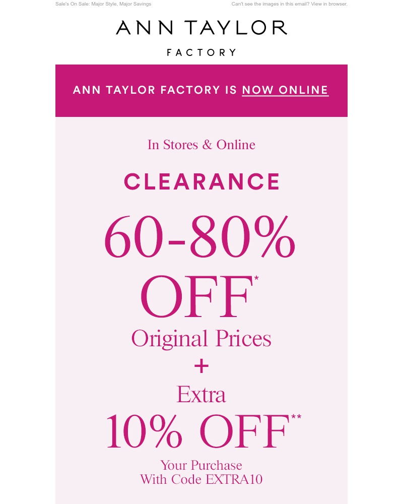 Screenshot of email with subject /media/emails/60-80-off-clearance-styles-extra-10-off-cropped-51844ed7.jpg
