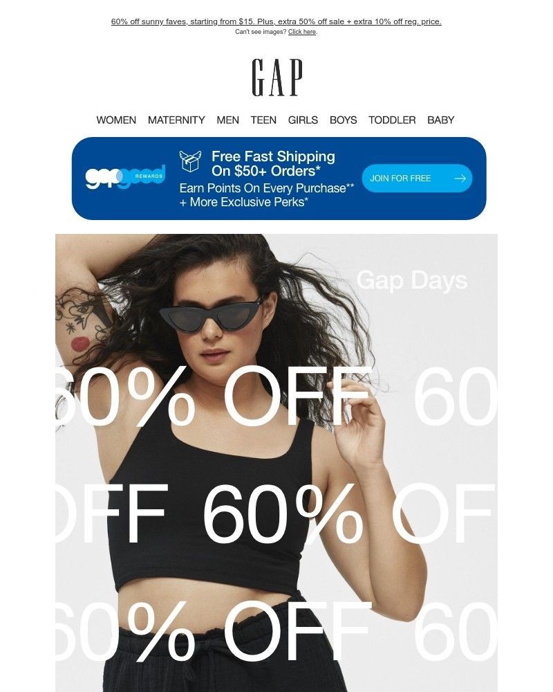 Screenshot of email with subject /media/emails/60-off-during-gap-days-to-infinity-and-beyond-606903-cropped-c1eb4366.jpg