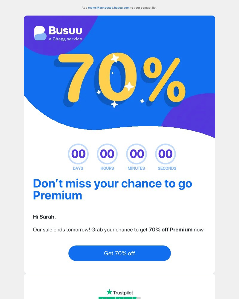 Screenshot of email with subject /media/emails/70-off-ends-tomorrow-b514ab-cropped-6705008c.jpg