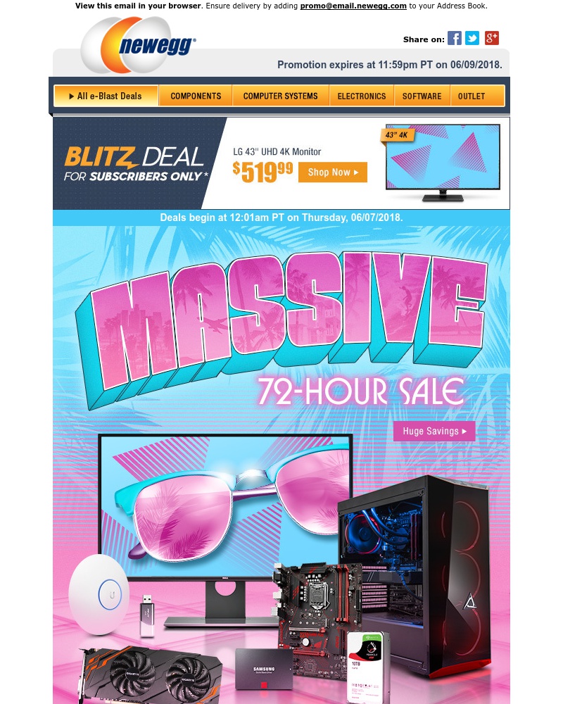 Screenshot of email with subject /media/emails/72-hour-sale-51999-lg-43-uhd-4k-monitor-cropped-ab0d0abf.jpg