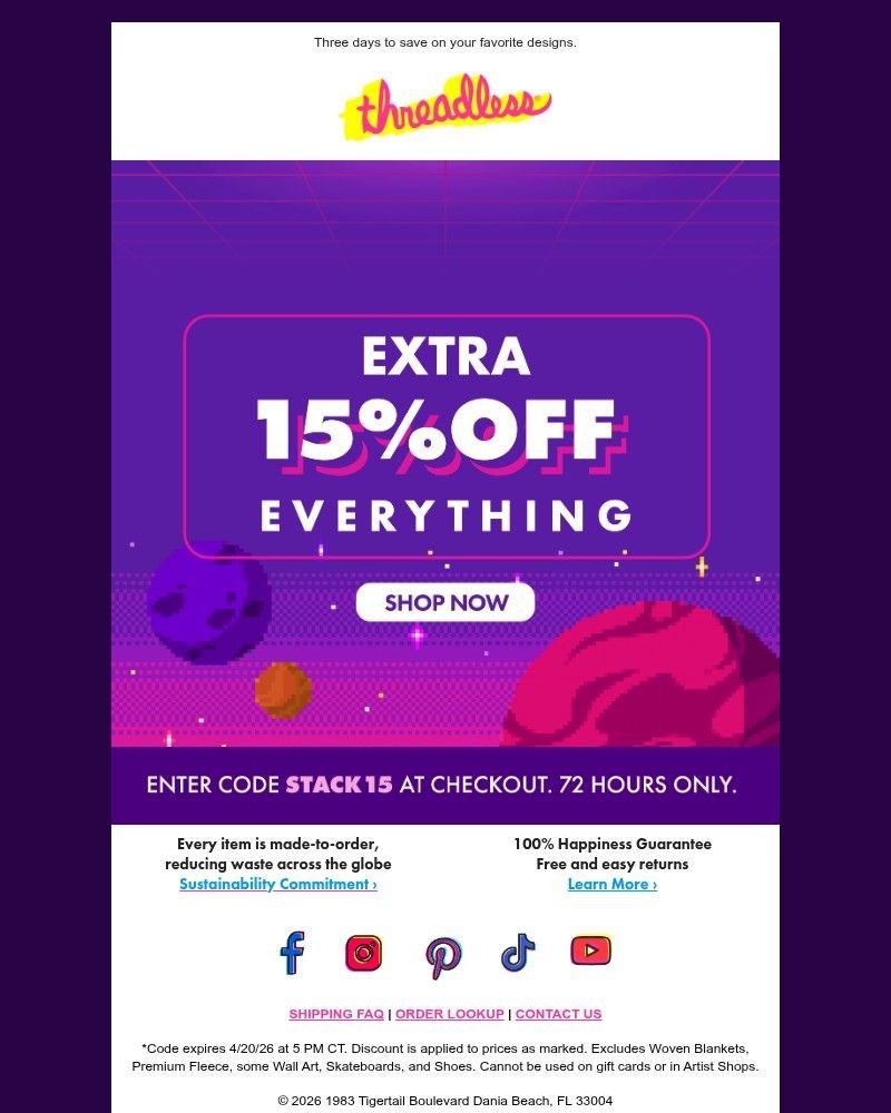 Screenshot of email with subject /media/emails/72-hours-extra-15-off-50c6b7-cropped-e5567f8c.jpg