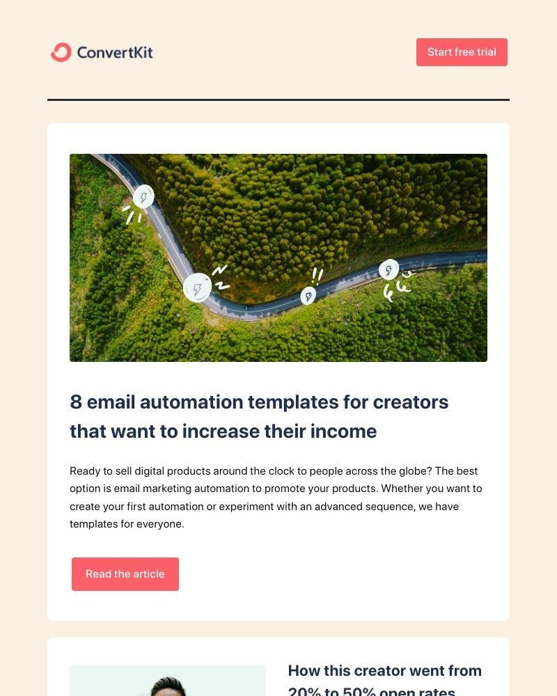 Screenshot of email with subject /media/emails/8-email-automation-templates-for-creators-that-want-to-increase-their-income-4397_7EnQCRe.jpg