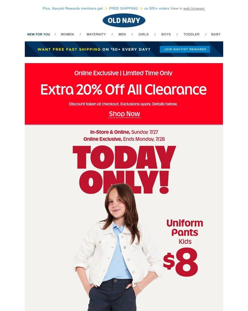 Screenshot of email with subject /media/emails/8-kids-uniform-pants-are-here-peep-our-1-year-guarantee-40-off-e-v-e-r-y-t-h-i-n-_MsbezHq.jpg