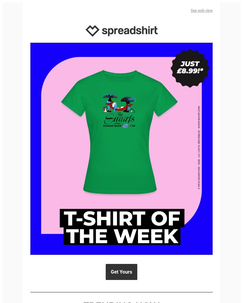 Screenshot of email with subject /media/emails/899-for-the-smurfs-t-shirt-of-the-week-0a89cb-cropped-42773324.jpg