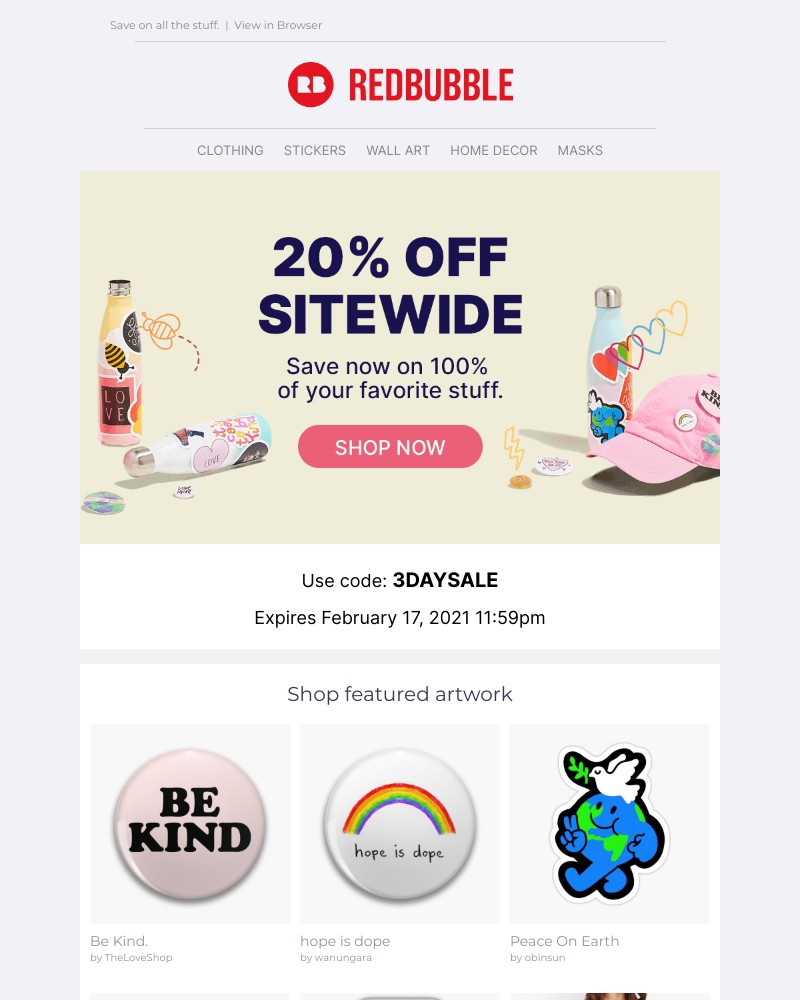 Screenshot of email with subject /media/emails/a-3-day-sitewide-20-off-doozy-of-a-sale-d90130-cropped-d5936a8a.jpg