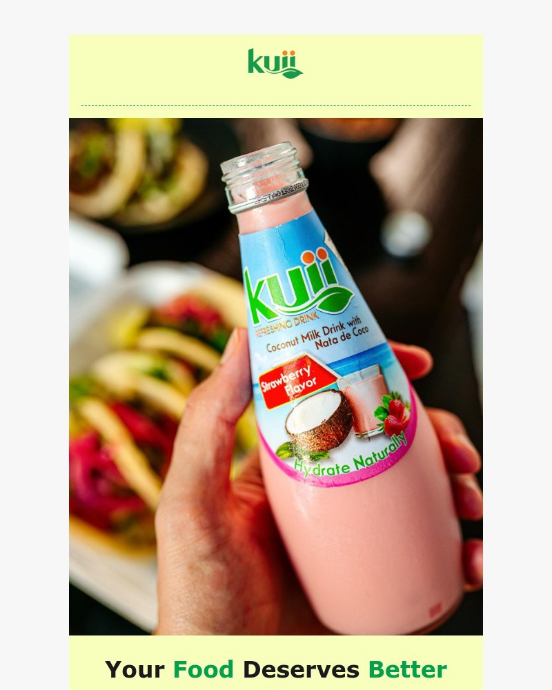 Screenshot of email sent to a Kuii Newsletter subscriber