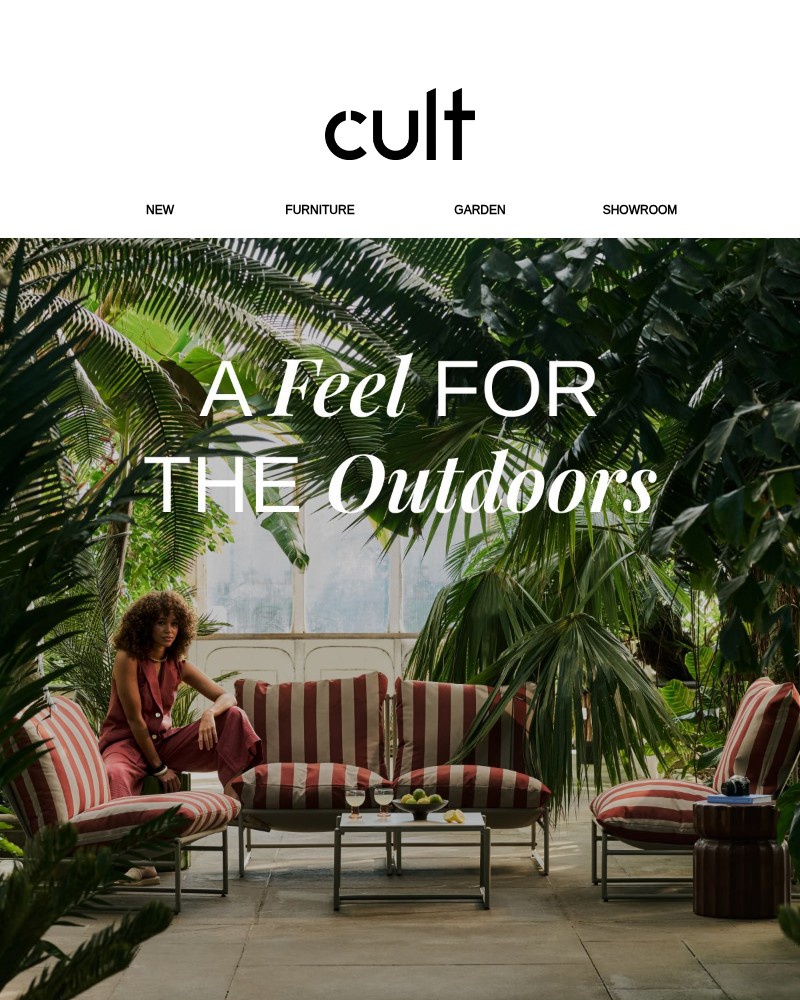 Screenshot of email sent to a Cult Furniture Cart abandoner