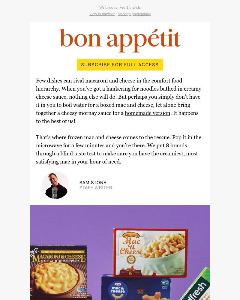 Screenshot of email with subject /media/emails/a-frozen-mac-and-cheese-taste-test-afcc74-cropped-d6a390c9.jpg
