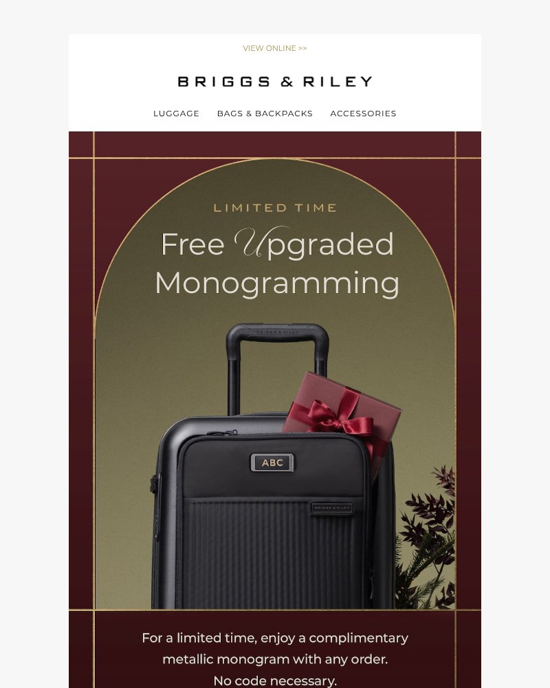Screenshot of email with subject /media/emails/a-gift-from-us-free-monogram-upgrade-6b9957-cropped-19ced532.jpg