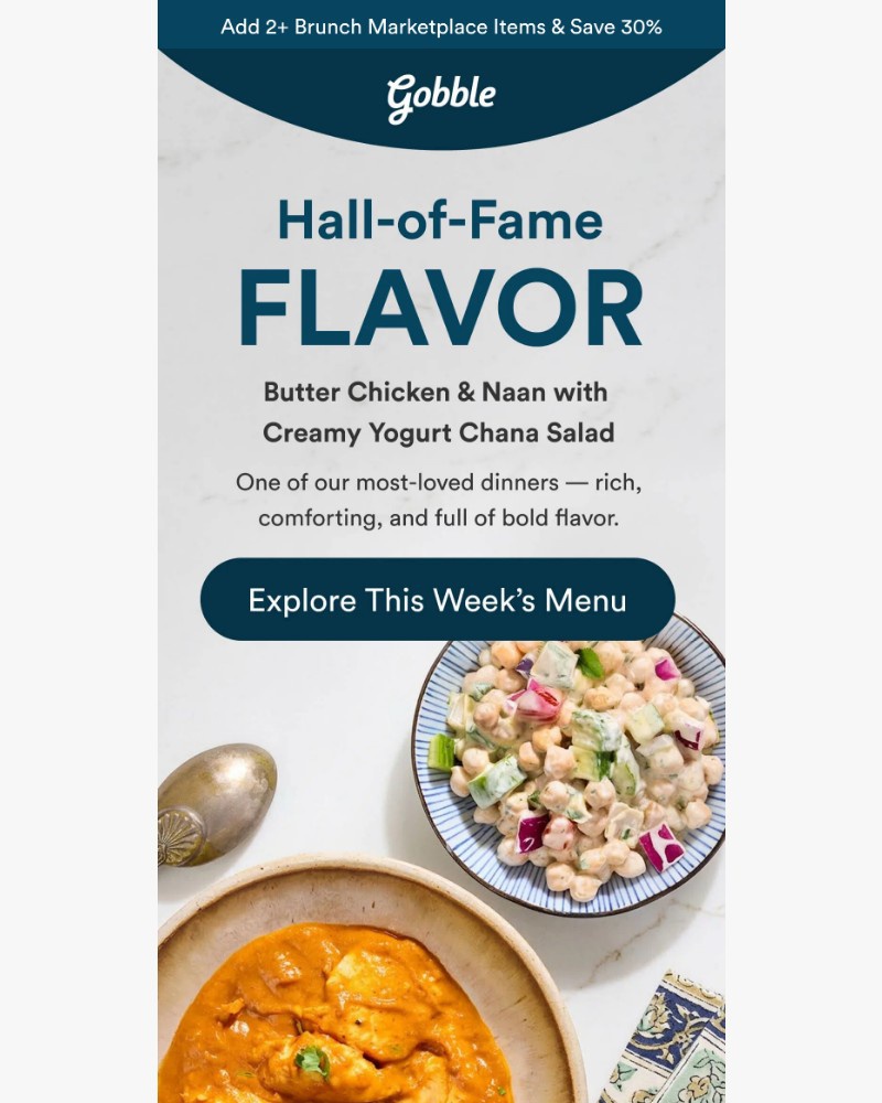 Screenshot of email sent to a Gobble Cart abandoner