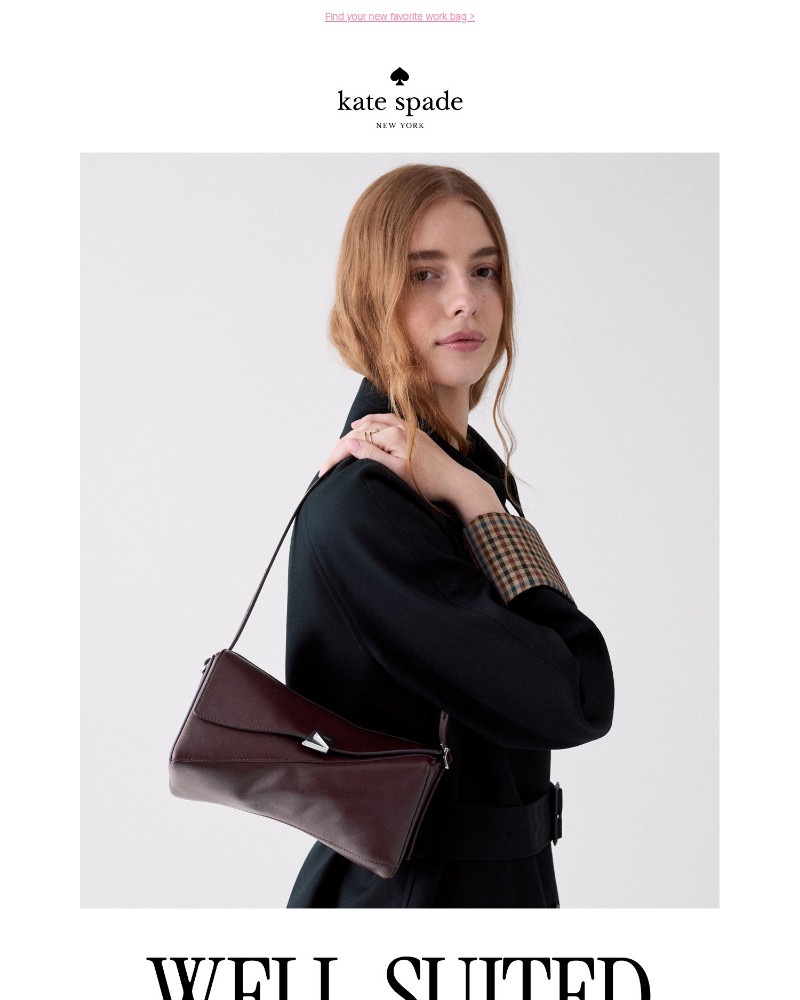 Screenshot of email sent to a Kate Spade Newsletter subscriber