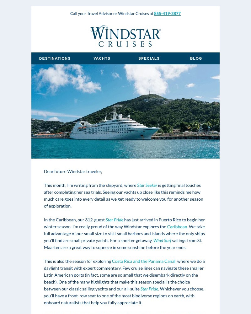 Screenshot of email with subject /media/emails/a-message-from-windstars-president-october-2025-a129c1-cropped-b5903567.jpg