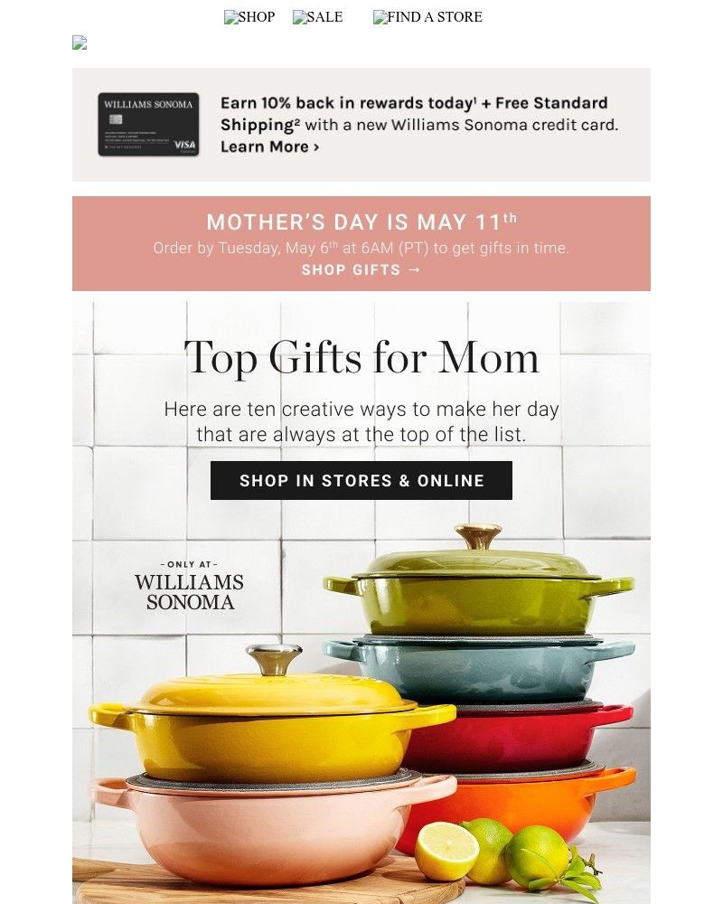 Screenshot of email with subject /media/emails/a-mothers-day-classic-le-creuset-25-qt-french-ovennow-15995-free-shipping-699f86-_y6ot4LH.jpg