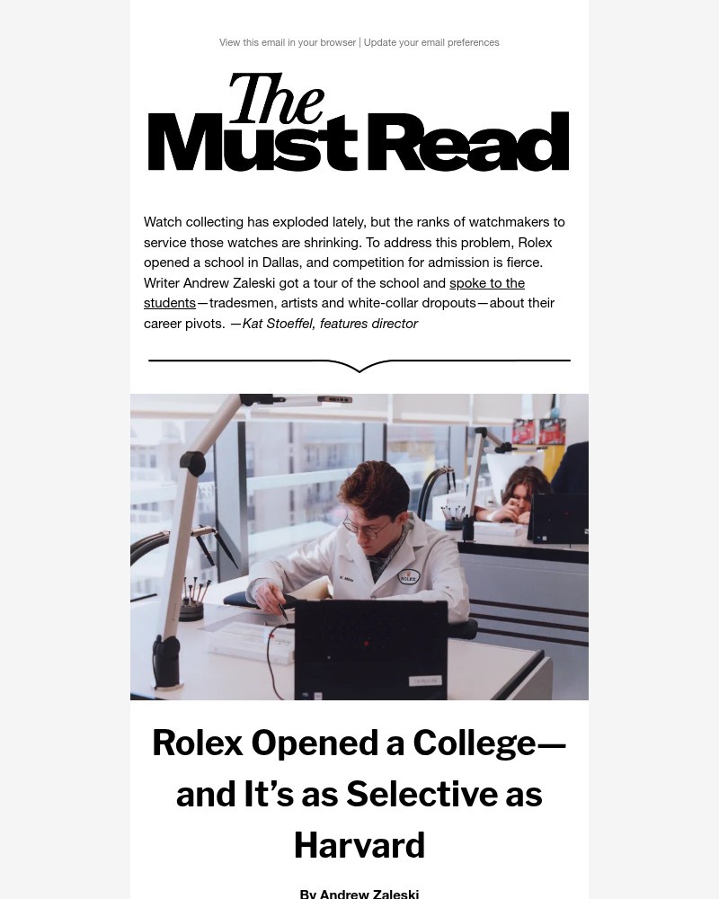 Screenshot of email with subject /media/emails/a-new-ai-proof-job-just-dropped-rolex-repairman-263059-cropped-c6f5e7d3.jpg