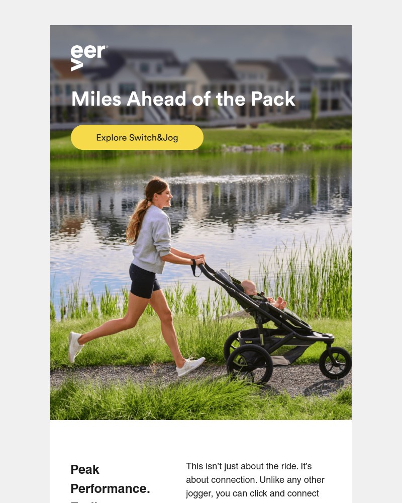 Screenshot of email sent to a Veer Newsletter subscriber