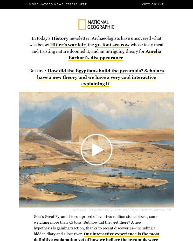Screenshot of email with subject /media/emails/a-new-theory-for-how-the-pyramids-were-built-inside-hitlers-secret-war-lair-the-m_YQ9oowI.jpg