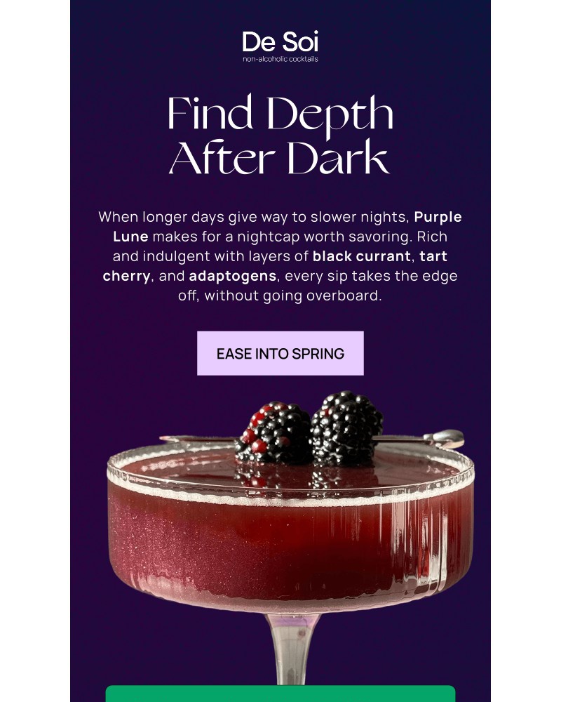 Screenshot of email sent to a De Soi Newsletter subscriber