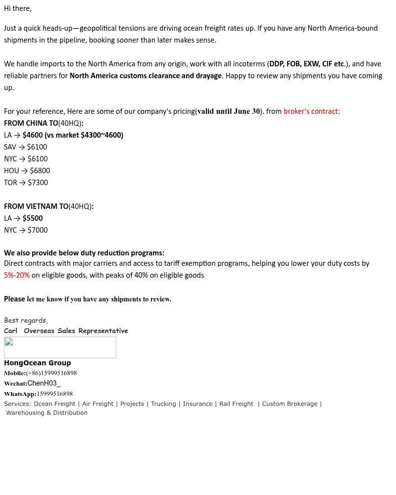 Screenshot of email sent to a Adidas Newsletter subscriber