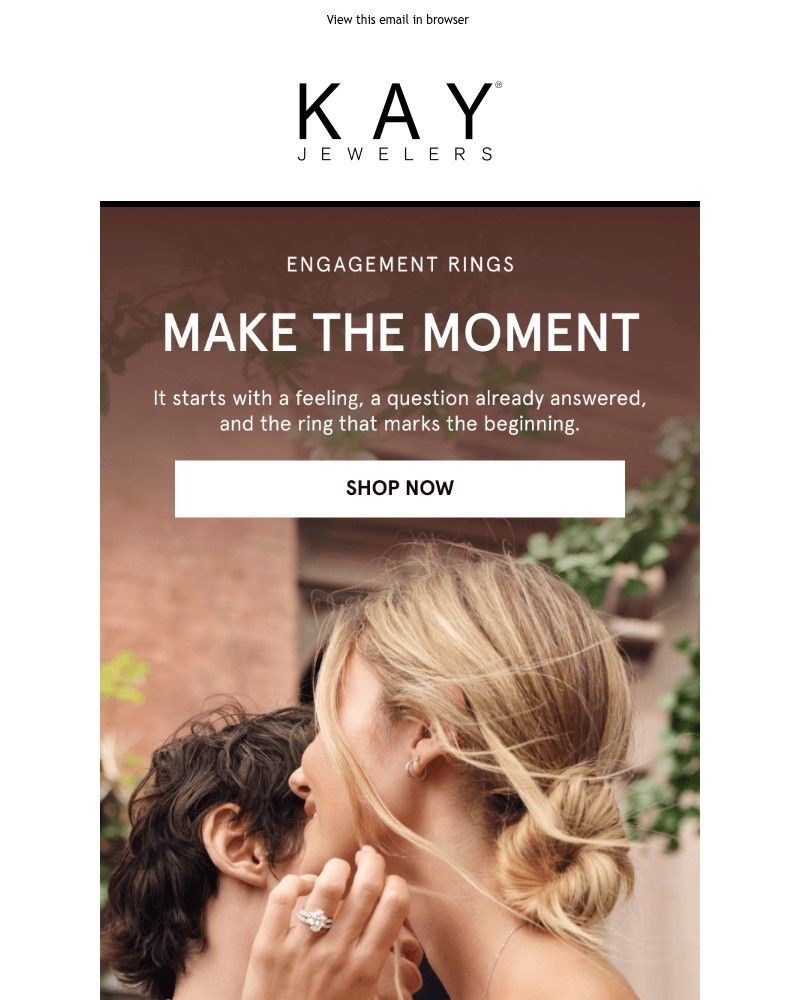 Screenshot of email sent to a Kay Newsletter subscriber