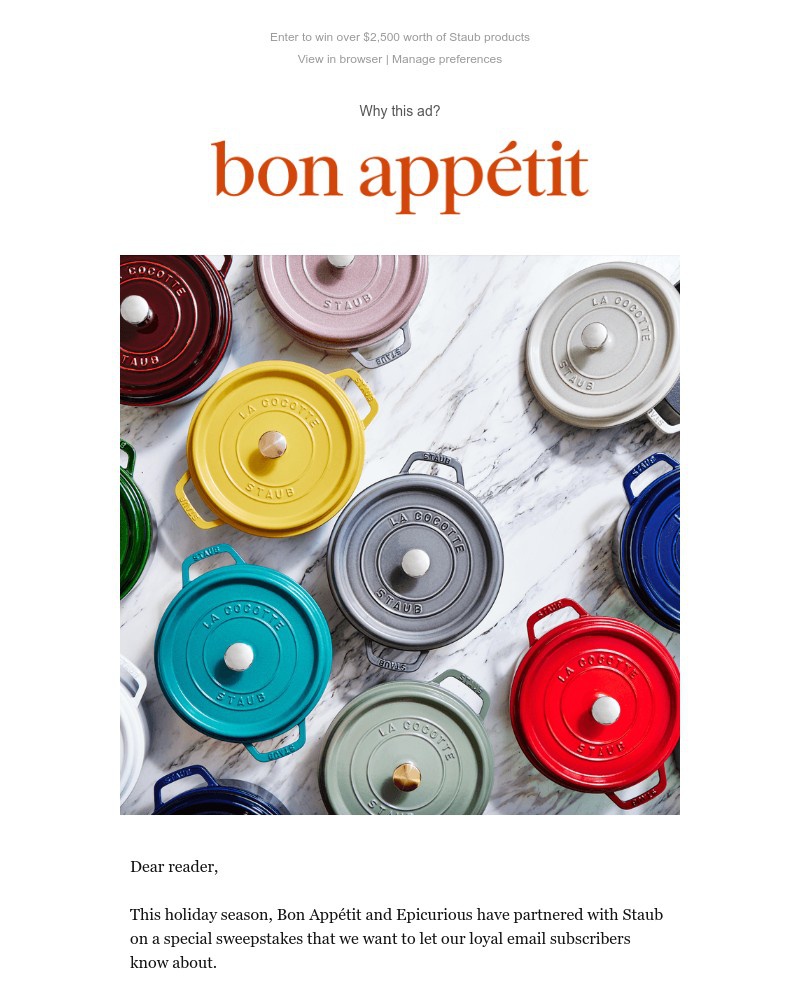 Screenshot of email with subject /media/emails/a-special-holiday-sweepstakes-d9bf72-cropped-bd8ffe40.jpg